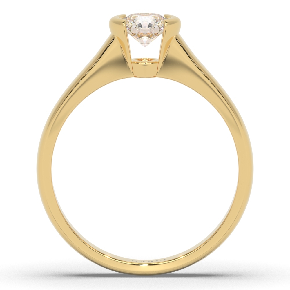 Dismissal contact Bathroom Inel de logodna solitaire din aur de 18k cu diamant modern | FIRESC